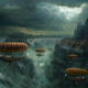 Illustration for article titled These Magical Flying Ship Illustrations Will Be Your New Desktops